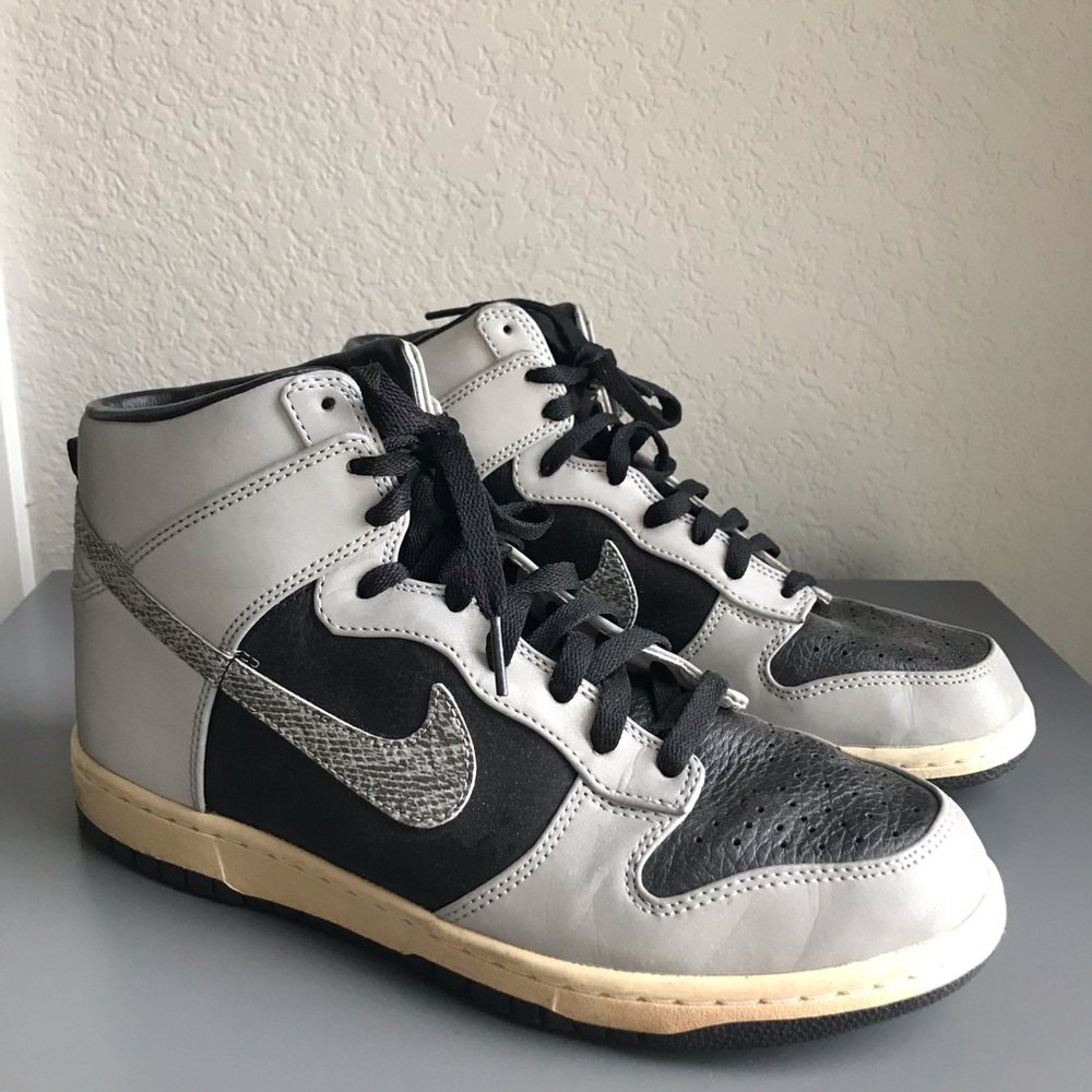 Nike Mid 3M Silver Reflective Grey Sneakers